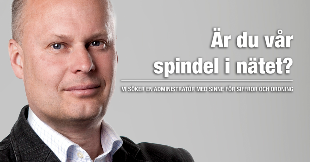 Är du vår spindel i nätet?